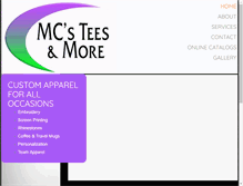Tablet Screenshot of mcstees.com
